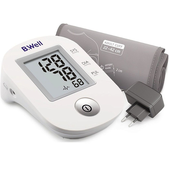 Автоматический тонометр с адаптером B.Well Pro-33