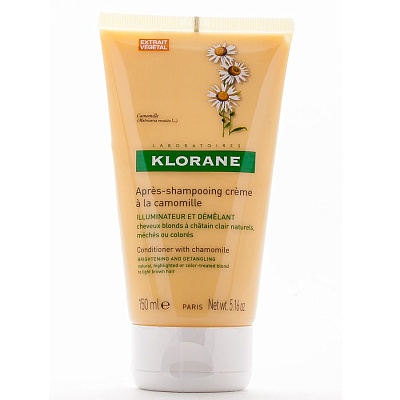 Оттеночный крем-блеск с экстрактом ромашки для светлых волос Klorane, 150 мл