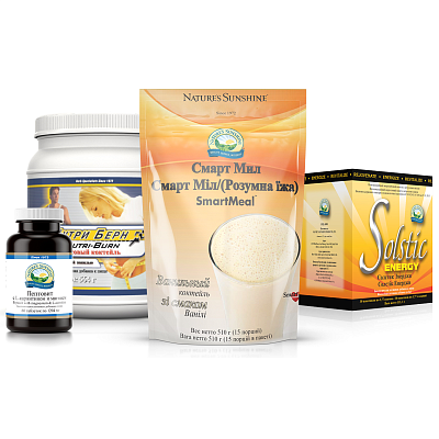 Набор Фитнес I для активных, молодых, спортивных NSP, 4 шт