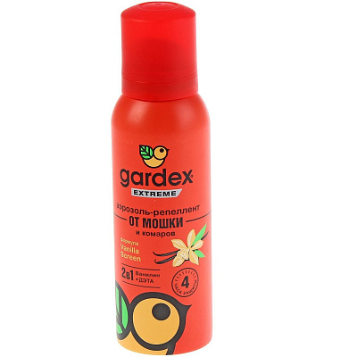 Аэрозоль Gardex Extreme от мошек и комаров, 100 мл