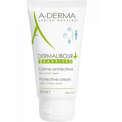 Защитный крем A-Derma Dermalibour+ Barrier Дермалибур+ Барьер, 50 мл