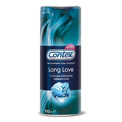 Интимный гель-смазка Long Love с охлаждающим эффектом Contex, 100 мл