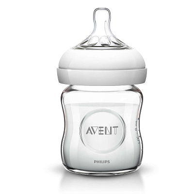 Бутылочка серии Natural стеклянная Philips Avent, 120 мл
