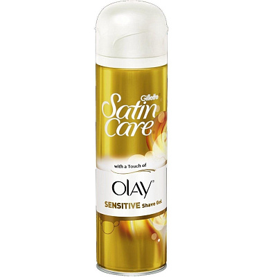 Гель для бритья для чувствительной кожи Gillette Satin Care Olay, 200 мл