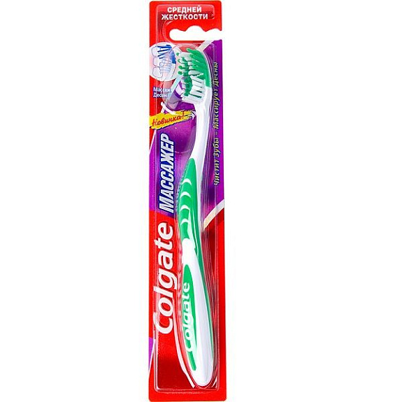 Зубная щетка Colgate Массажер средняя