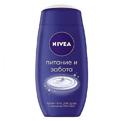 Гель для душа питание и забота Nivea, 250 мл