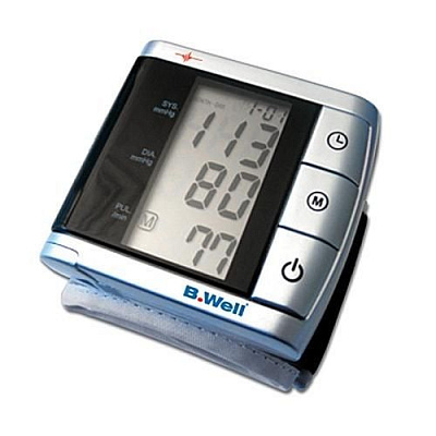 Тонометр wa-88 автоматический прибор для измерения давления и пульса с манжетой на запястье B-Well, 1 шт