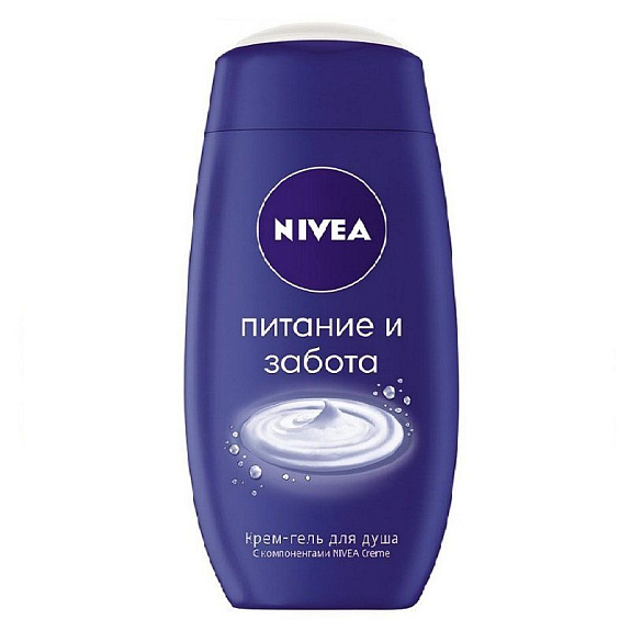 Гель для душа питание и забота Nivea, 250 мл