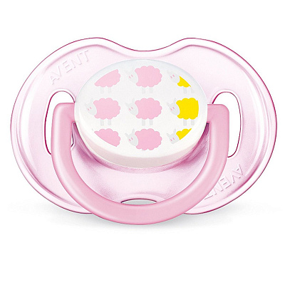 Пустышка серия FreeFlow овечка для девочек 0-6 месяцев Philips Avent, 1 шт