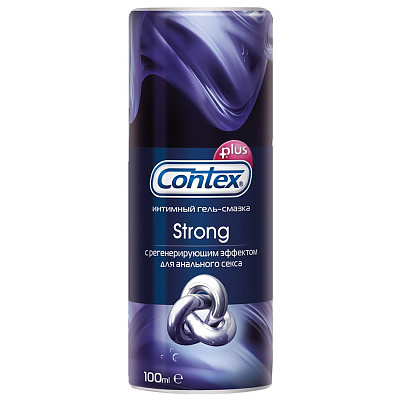 Гель-смазка Strong для анального секса с регенерирующим эффектом Contex, 100 мл