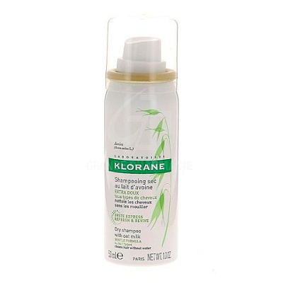 Сухой шампунь-спрей с молочком овса Klorane, 50 мл