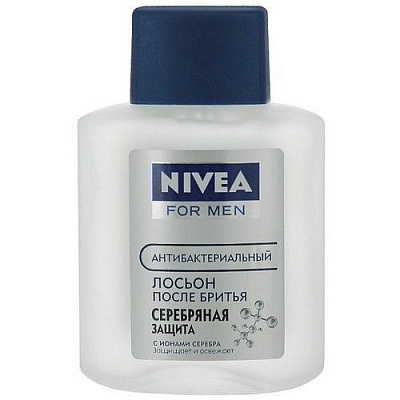 Лосьон после бритья серебряная защита Nivea for Men, 100 мл