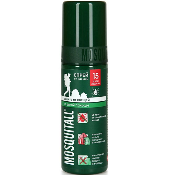 Спрей специальная защита от клещей Mosquitall, 100 мл