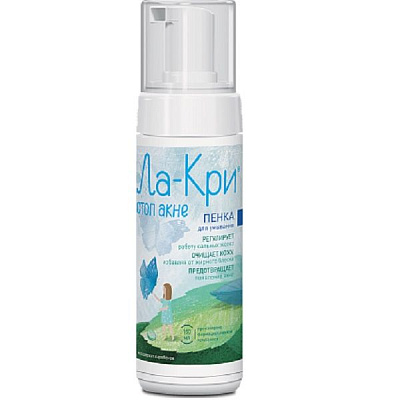Пенка для умывания против угревой сыпи Ла-Кри Стоп-акне, 150 мл