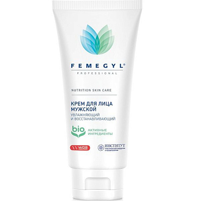 Крем для лица мужской увлажняющий и восстанавливающий Femegyl, 30 мл