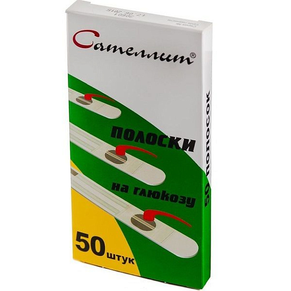 Тест-полоски к экспресс-измерителю Сателлит ПКГ-02, 50 шт