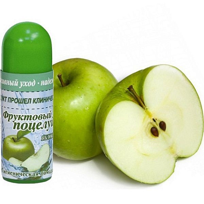 Гигиеническая помада для губ Фруктовый поцелуй со вкусом яблока, 3,5 г