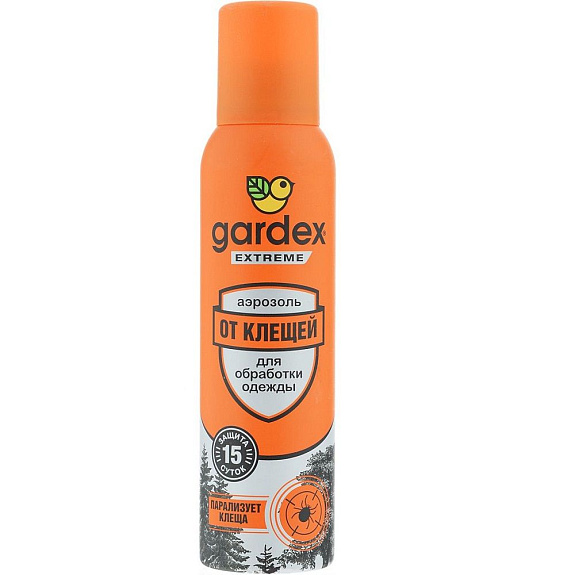 Аэрозоль от клещей для обработки одежды Gardex Extreme, 150 мл