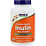 Now Foods, Сертифицированный органический инулин пребиотик Inulin Pure Powder, чистый порошок, (227 г)