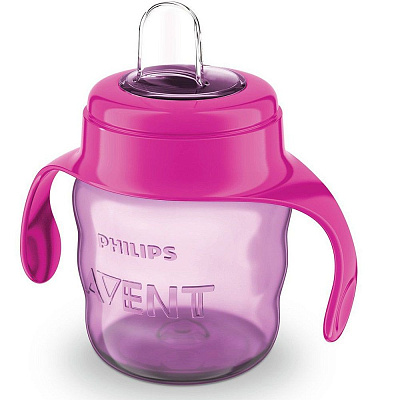 Чашка-непроливайка с мягким носиком для девочек 6+ Philips Avent SCF551/03