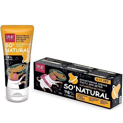 Детская зубная паста Splat Junior Карамельная груша от 6 до 11 лет, 55 мл