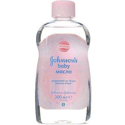 Масло для тела Удерживает до 10 раз больше влаги Johnson's® baby, 300 мл