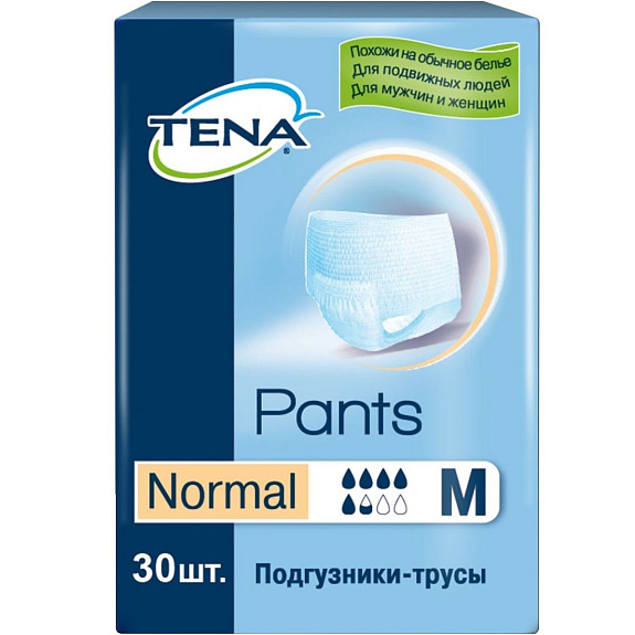 Подгузники-трусы Tena Pants Normal M, 30 шт