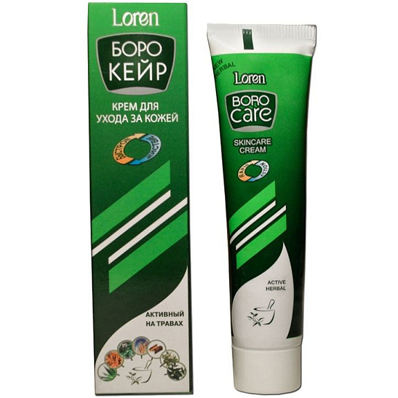 Крем для ухода за кожей зеленый Boro Care, 25 г