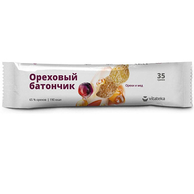 Батончик мюсли Орех с медом и витамином С Vitateka, 35 г