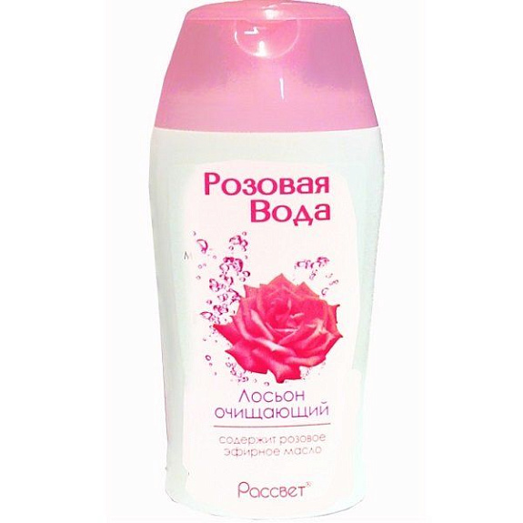 Очищающий лосьон для всех типов кожи Розовая вода, 160 мл