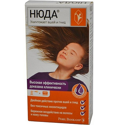 Противопедикулезный спрей Нюда для уничтожения паразитов, 50 мл