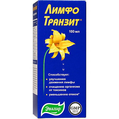 ЛимфоТранзит Эвалар для очищения организма от токсинов и снятия отеков, 100 мл