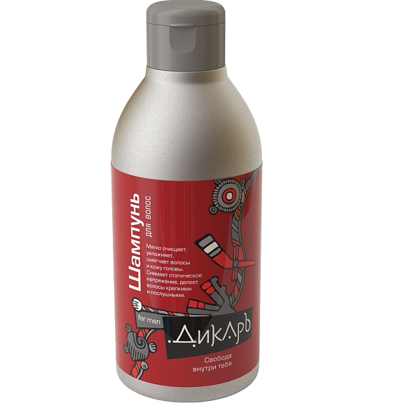 Мужской шампунь для волос Дикарь Арт Лайф, 200 мл