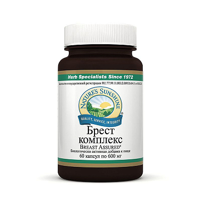 Брест Комплекс, Натуральный антиоксидант, NSP, 600 мг, 60 капсул