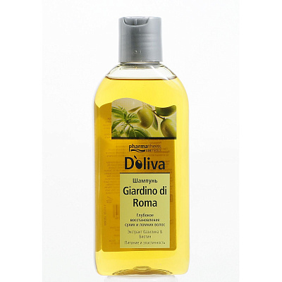 Шампунь Giardino di Roma для сухих и ломких волос D'oliva, 200 мл