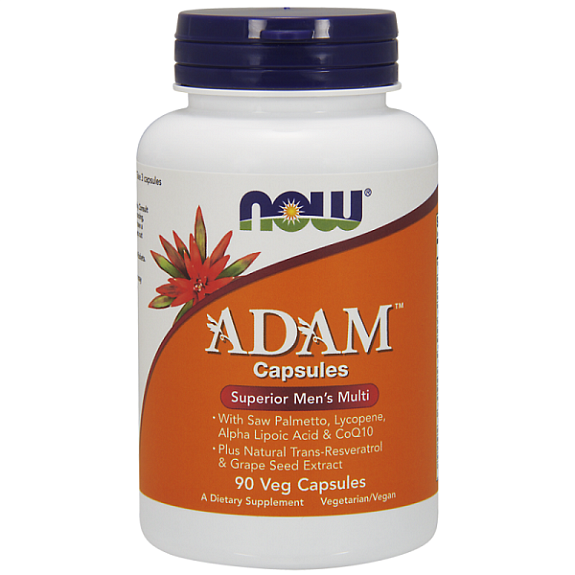 Adam NOW Superior Men`s Multi для поддержания мужского здоровья, 90 шт