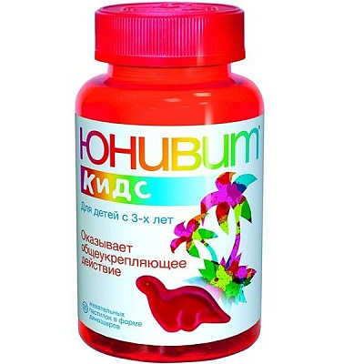 Витаминно-минеральный комплекс Юнивит Кидс с 3 лет 4000 мг, 30 шт