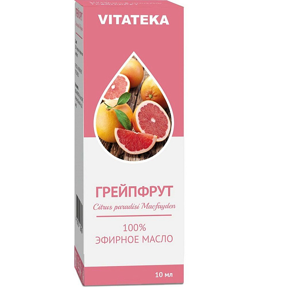 Эфирное масло грейпфрута Vitateka, 10 мл