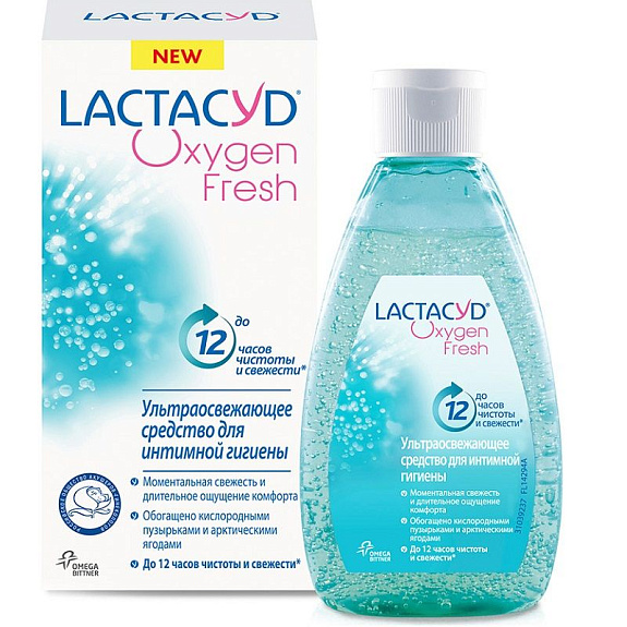 Гель для интимной гигиены Lactacyd Oxygen Fresh, 200 мл