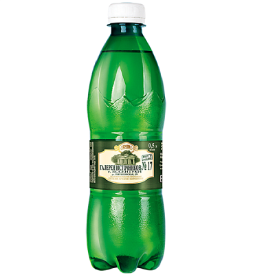 Минеральная вода лечебная газированная Ессентуки №17, 500 мл