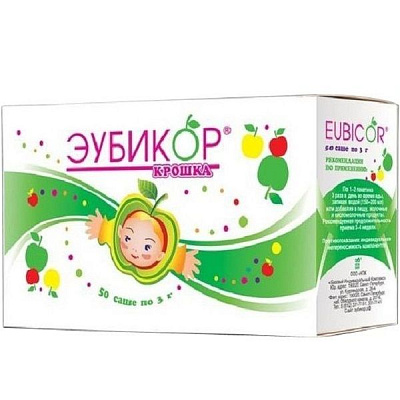 Детский порошок Эубикор Крошка для нормализации микрофлоры кишечника 3 г, 50 шт