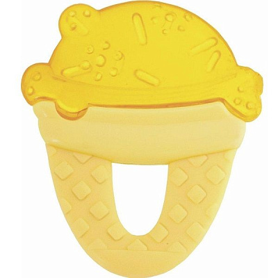 Охлаждающий прорезыватель Chicco Fresh Relax от 4 месяцев Мороженое желтый от 4 месяцев