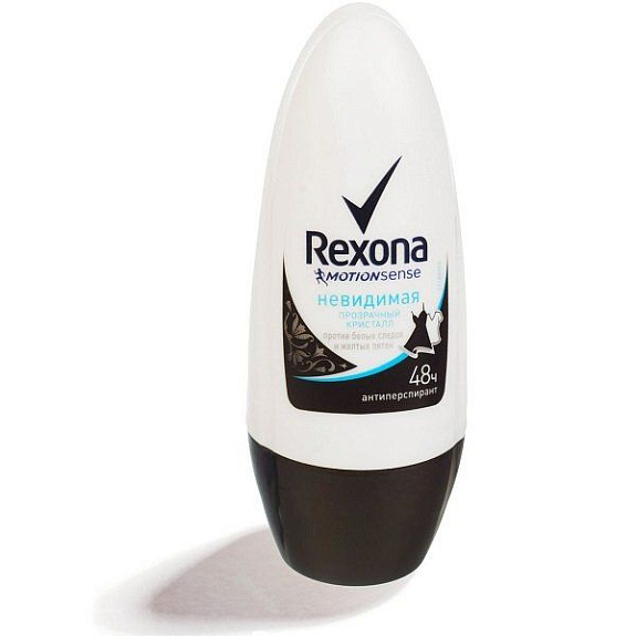 Роликовый дезодорант Rexona Невидимая Прозрачный кристалл, 50 мл