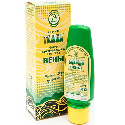 Фито крем-бальзам для тела Тамба вены, 75 мл