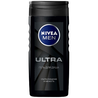 Мужской гель для душа Nivea Ultra, 250 мл