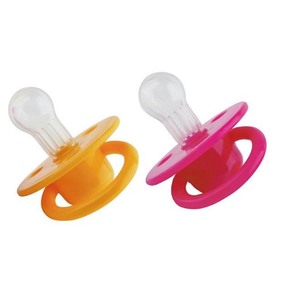 Пустышка силиконовая классическая Курносики, 2 шт