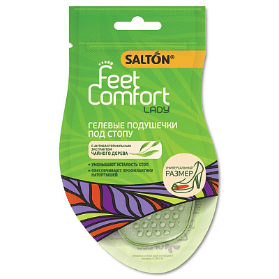 Подушечки feet comfort гелевые под стопу Salton, 1 пара