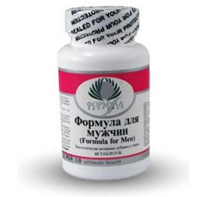 Формула для Мужчин, Мультивитамины мужские, Альтера Холдинг, 60 таблеток