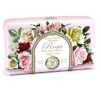 Мыло кусковое парфюмированное Fiori Dea Роза, 250 г