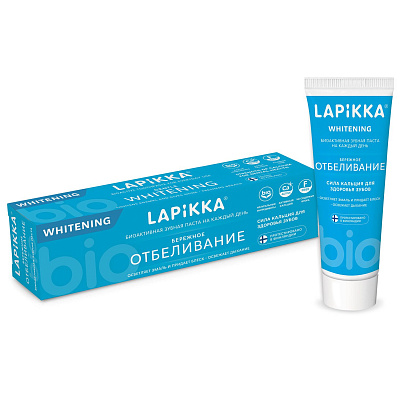 Зубная паста Lapikka Бережное отбеливание, 94 г